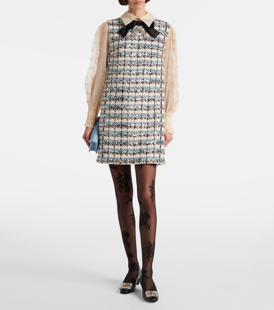 Embellished minidress