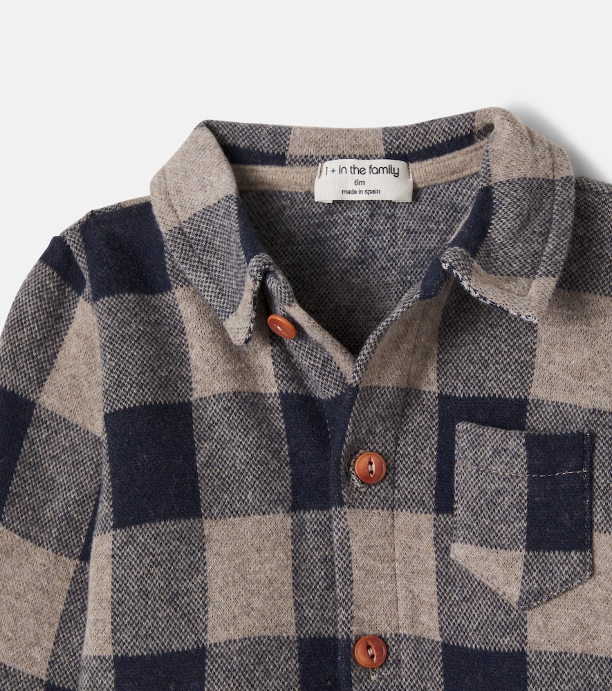 Baby Modena checked flannel shirt