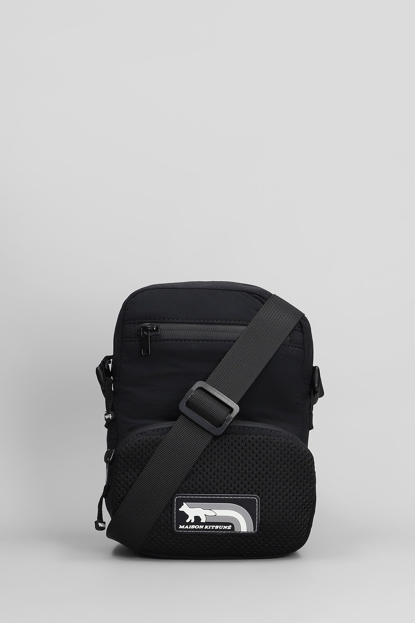 Maison Kitsuné Flash Fox messenger bag - Black