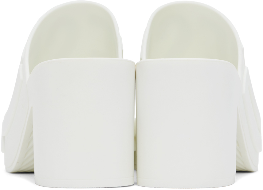 Diesel White Sa-Pamela H Heeled Sandals