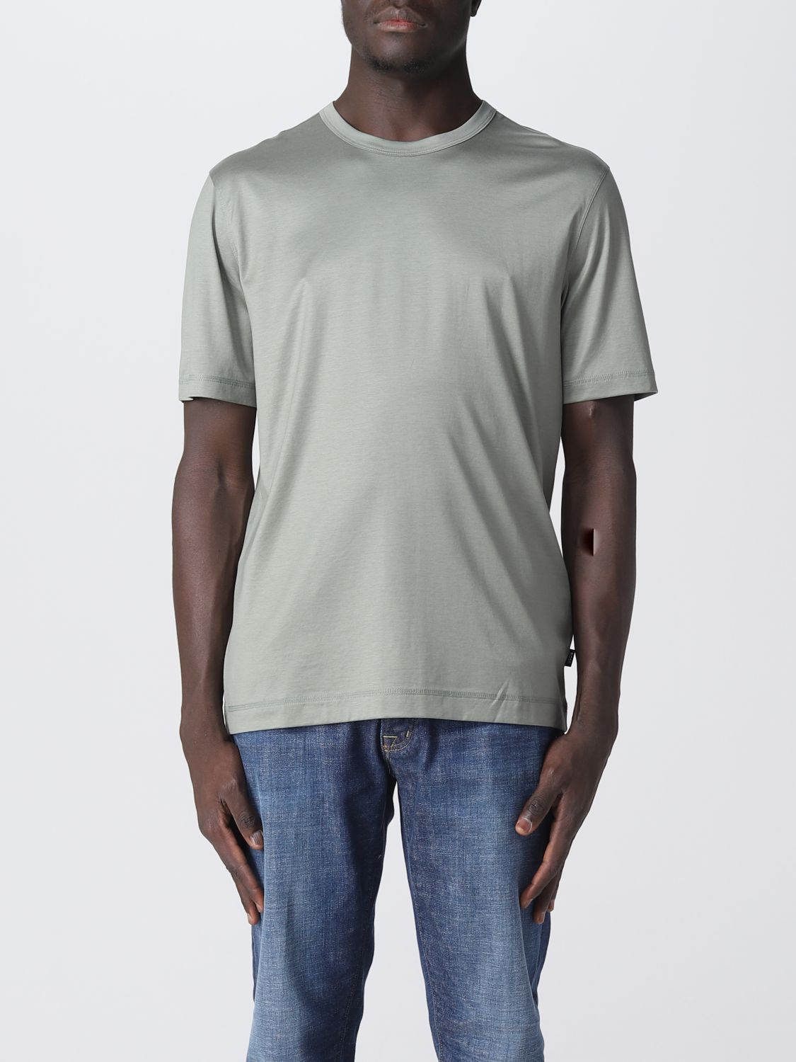 T-Shirt Men color Green