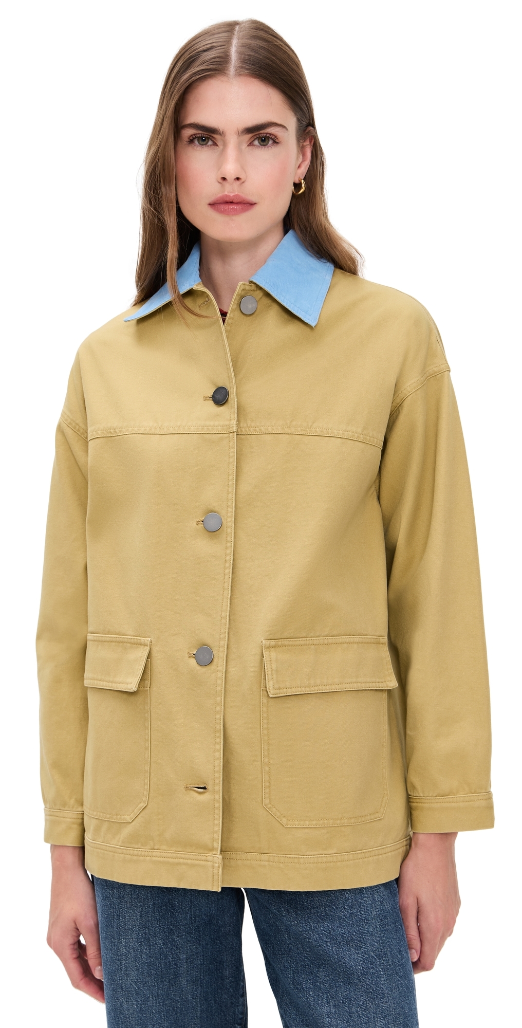 Dree Mid-Length Barn Jacket Mocha