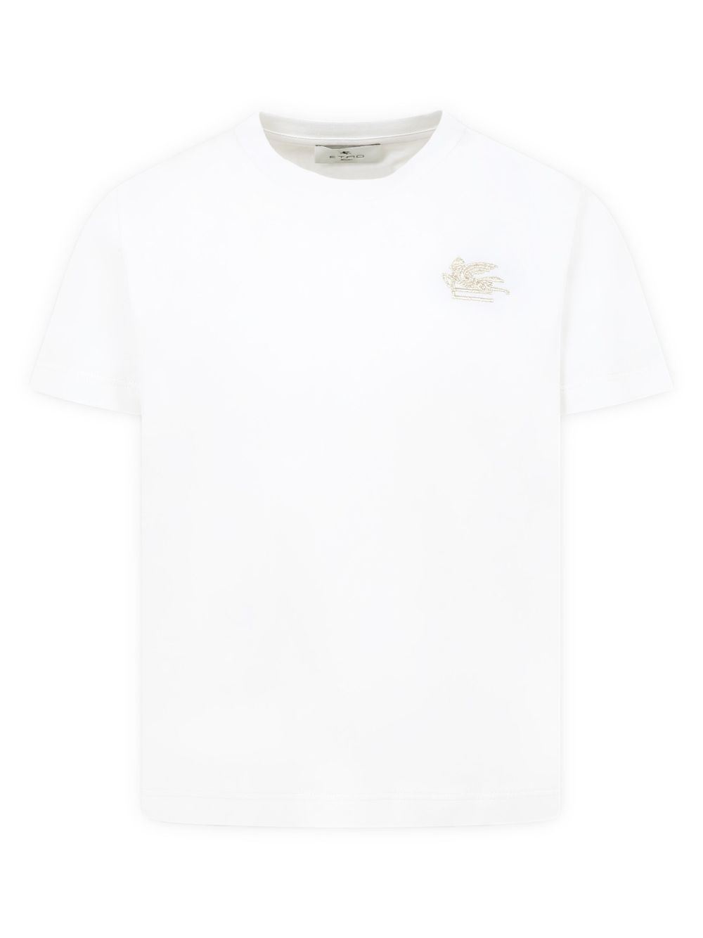 Logo-embroidered T-shirt - White