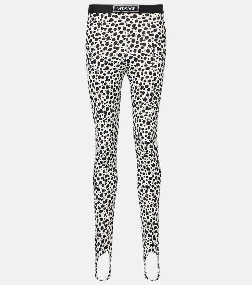 Leopard-print leggings
