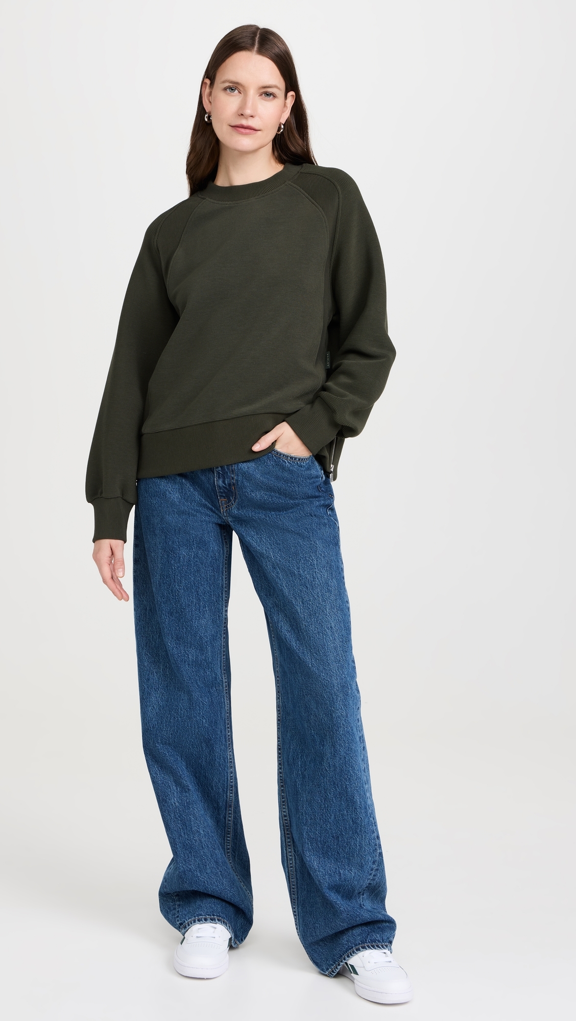 Goulding Sweatshirt Dark Resin Green