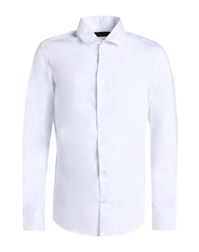 Man Shirt White Size S Cotton, Polyamide, Elastane