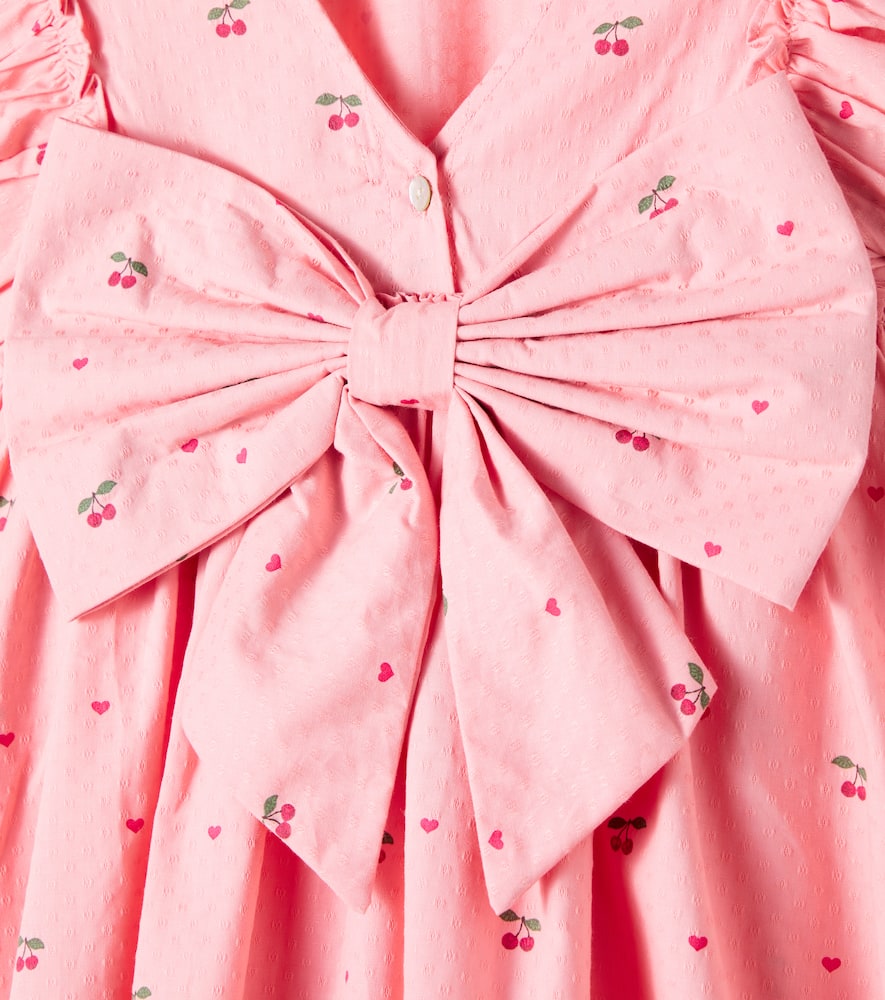 Konges Sløjd Evia bow-detail cotton dress