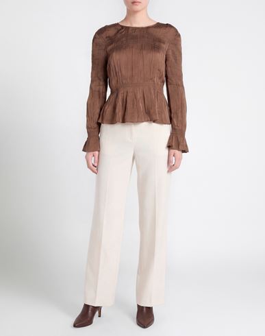 Woman Top Taupe Size 8 Viscose