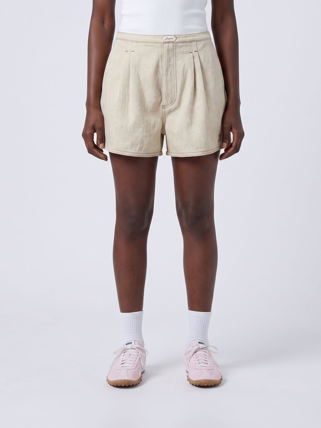 Shorts Woman color Beige