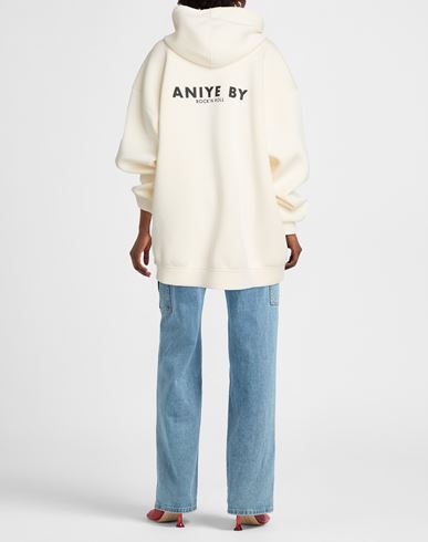 Woman Sweatshirt Ivory Size M Viscose, Elastane