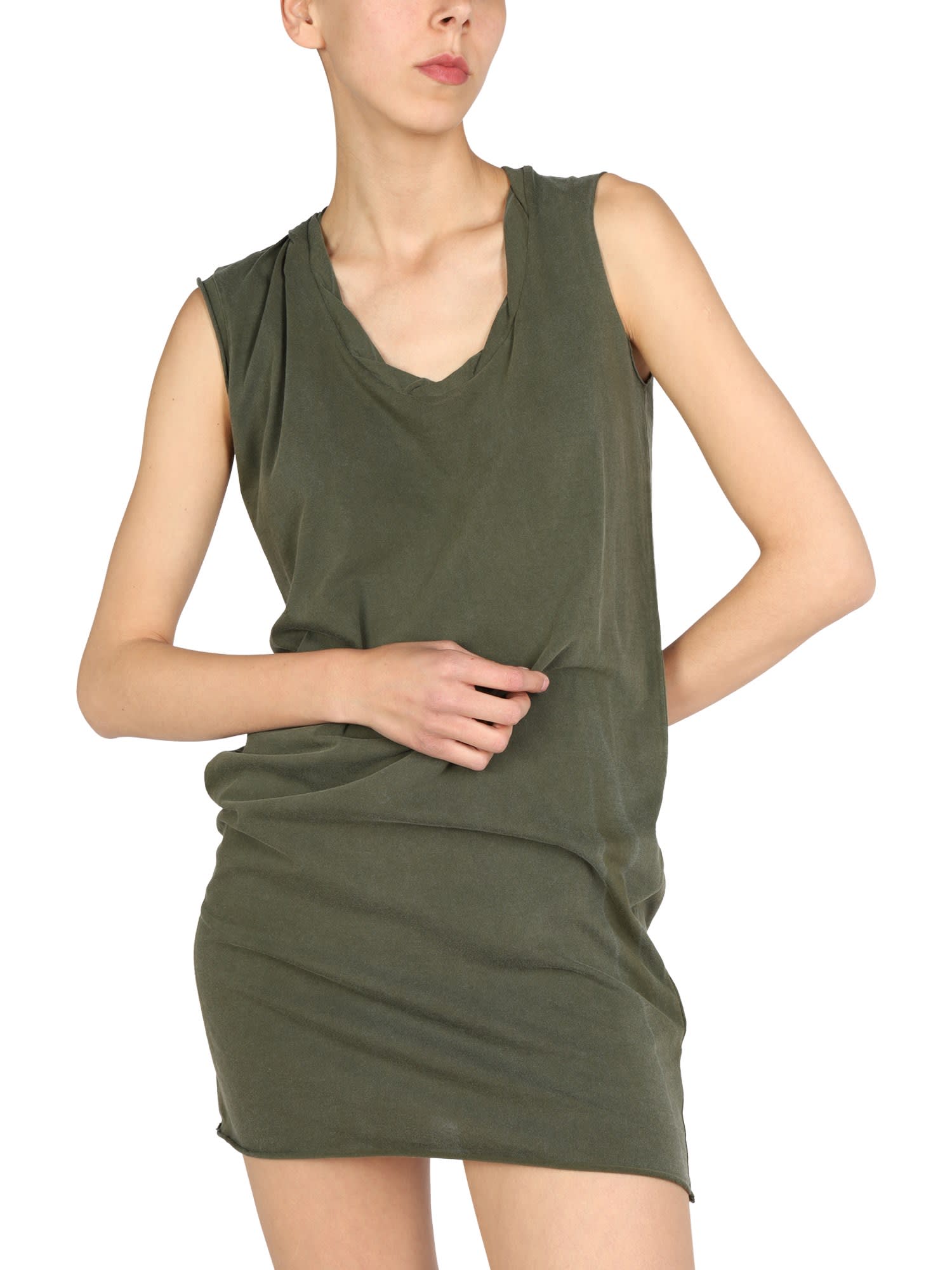 Mini Round Neckline Dress