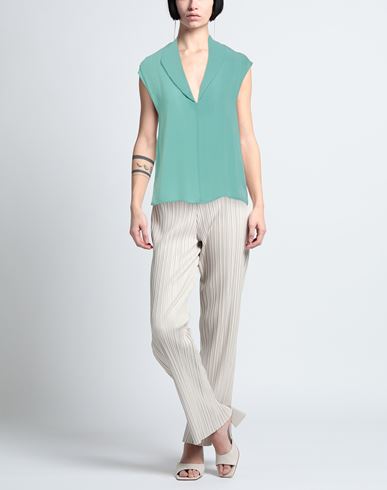Woman Top Light green Size 8 Viscose