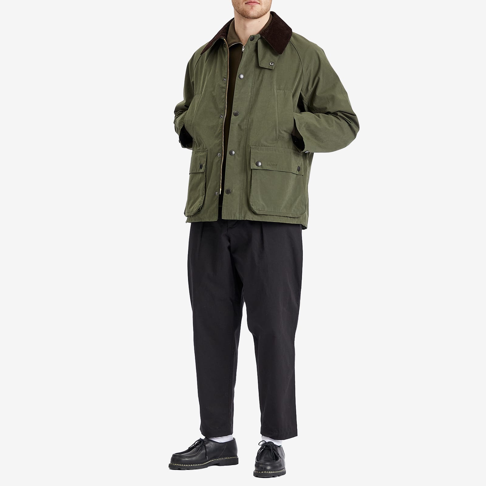 Men's OS Peached Bedale Casual Jacket in Sage
