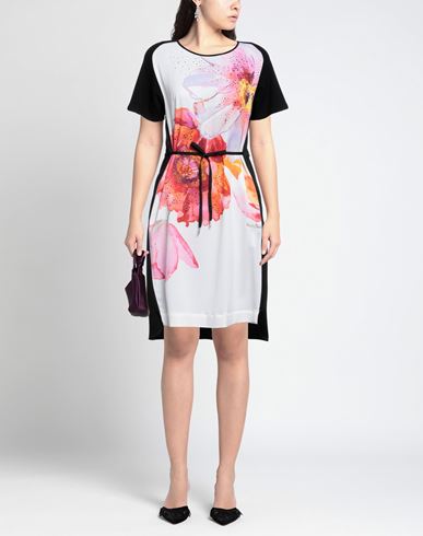 Club Woman Mini dress Black Size 10 Acetate, Viscose