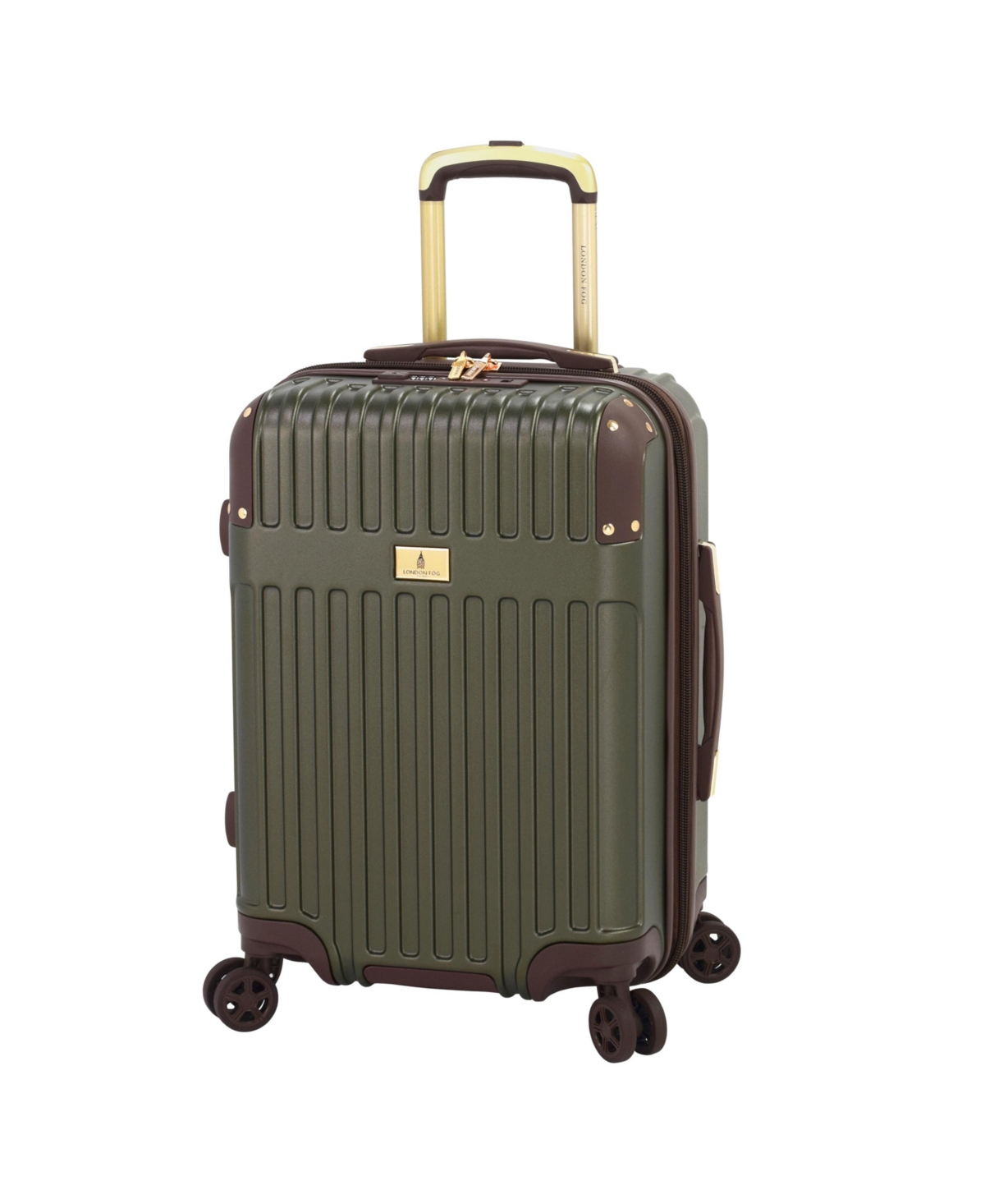 "Brentwood Iii 20"" Expandable Spinner Carry-On Hardside, Created for Macy's - Olive"