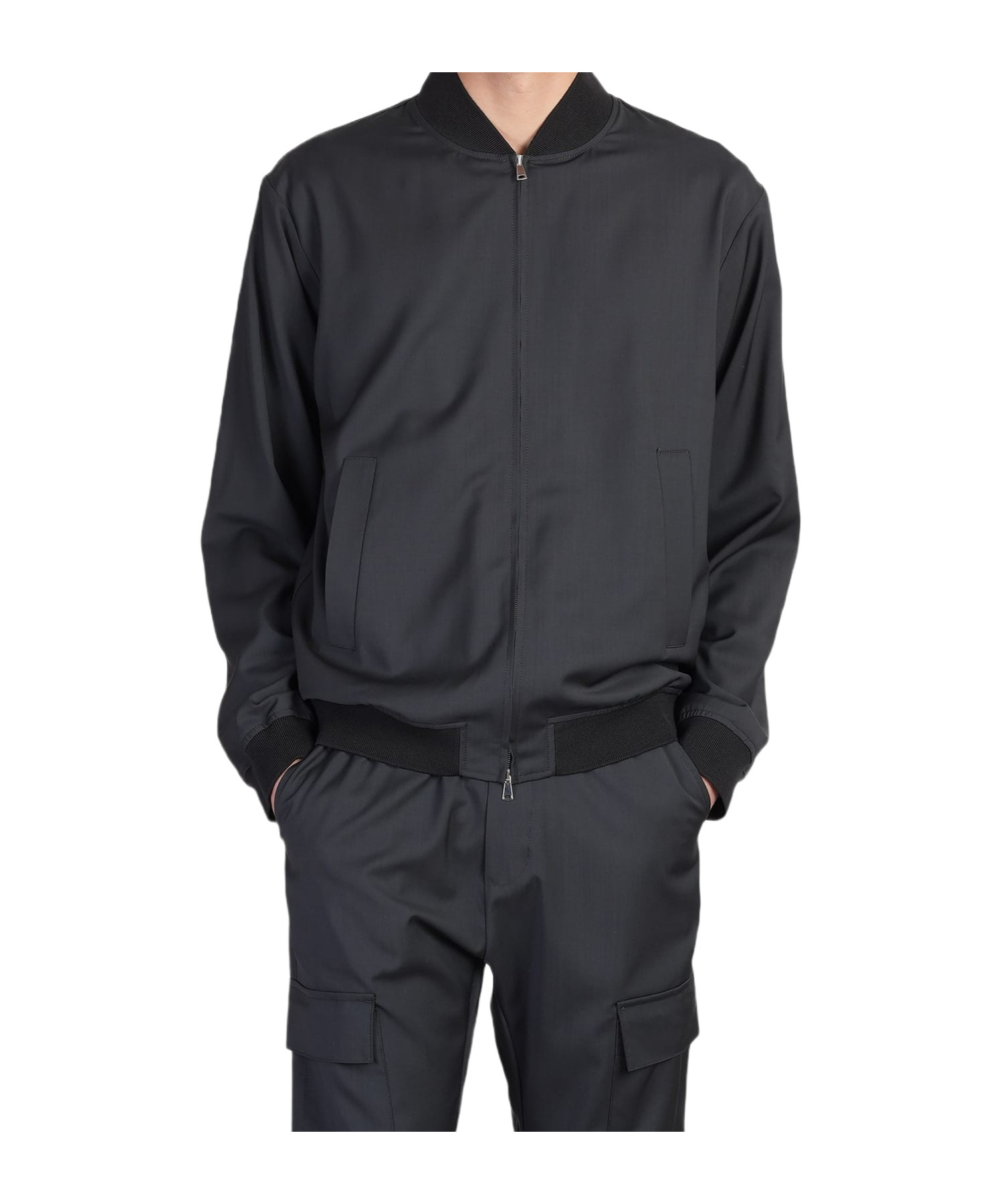 Tropical bomber jacket