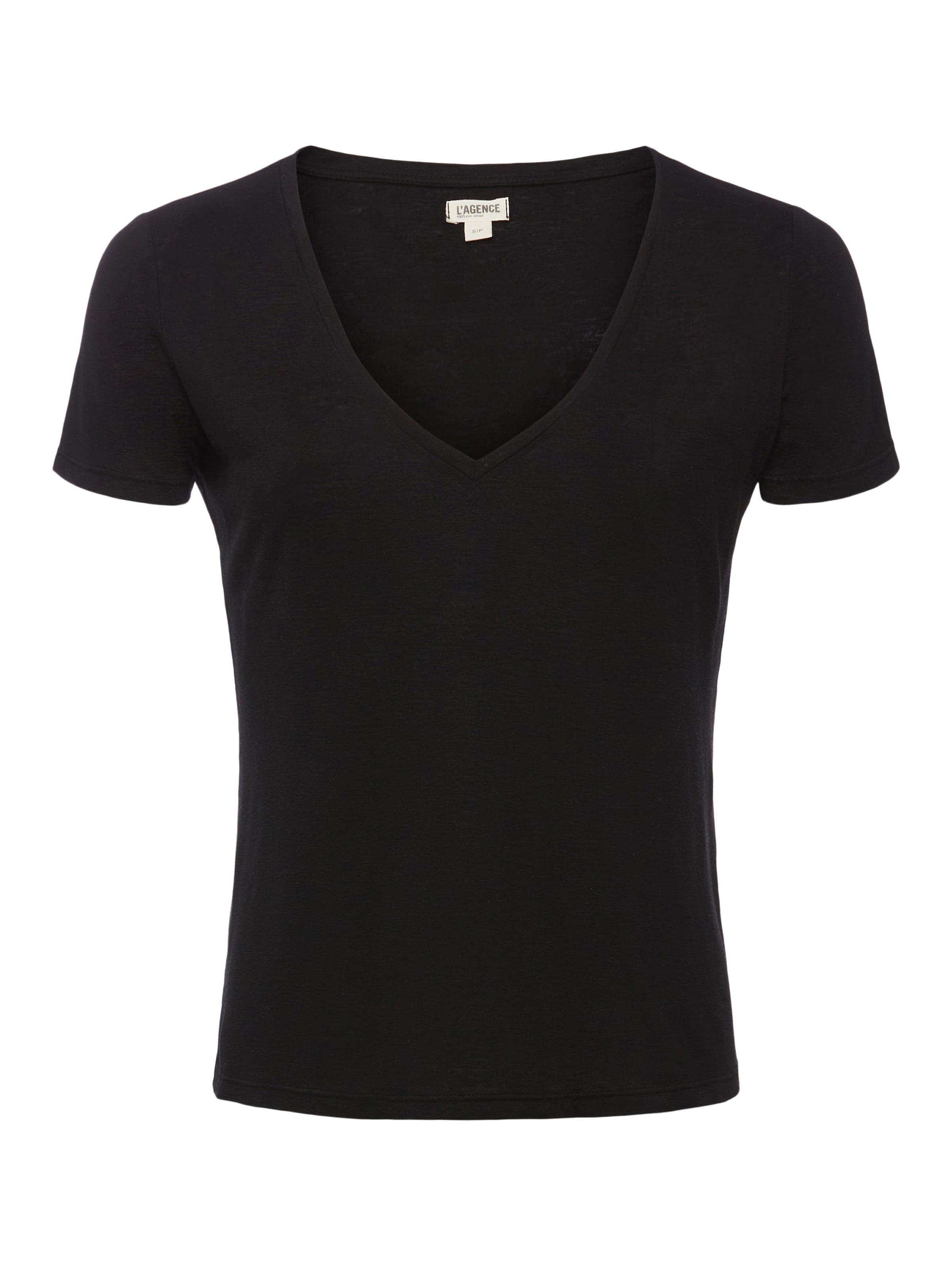 Daijia V-Neck T-Shirt In Black