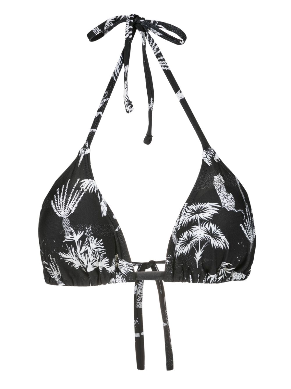 Iasmin triangle-cup bikini top - Black