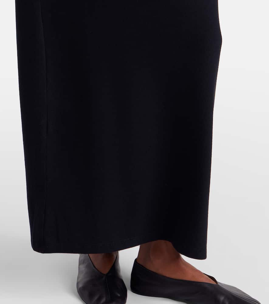 Lauren off-shoulder jersey maxi dress