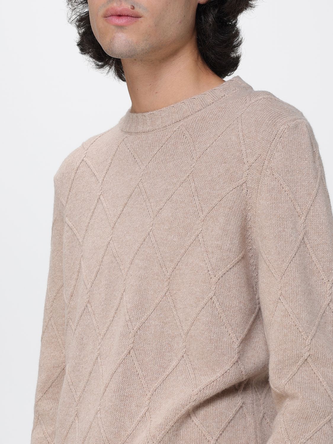 Sweater Men color Beige