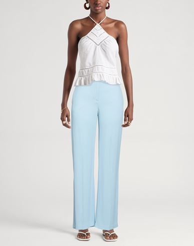 Seventy Venezia Woman Pants Sky blue Size 10 Viscose