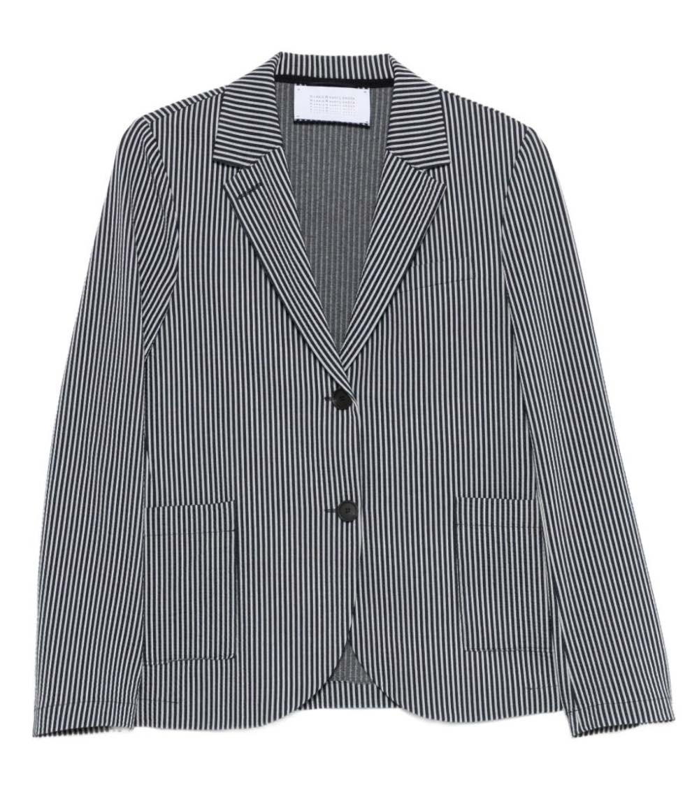 Cotton Blend Blazer Jacket