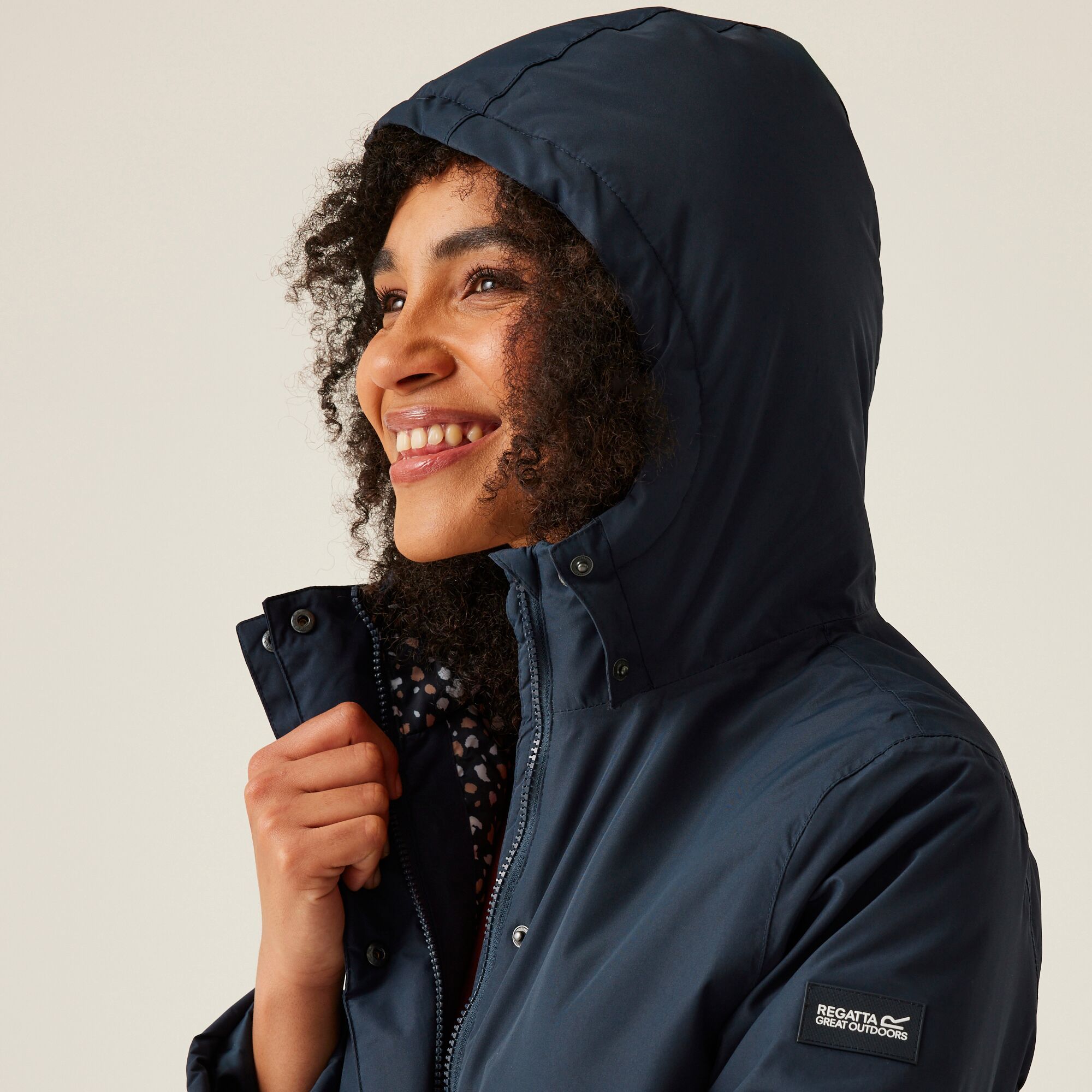 Regatta Mireya Waterproof Insulated Jacket In Navy