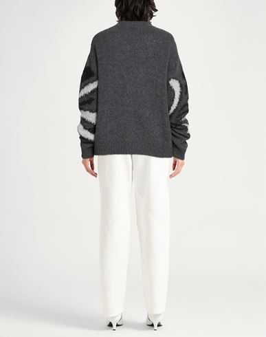 Woman Sweater Grey Size M Merino Wool, Mohair wool, Polyamide