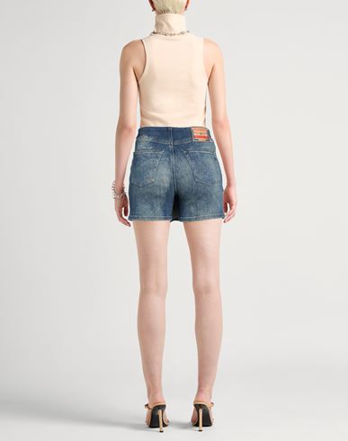 Woman Denim shorts Blue Size 24 Cotton, Elastomultiester, Elastane