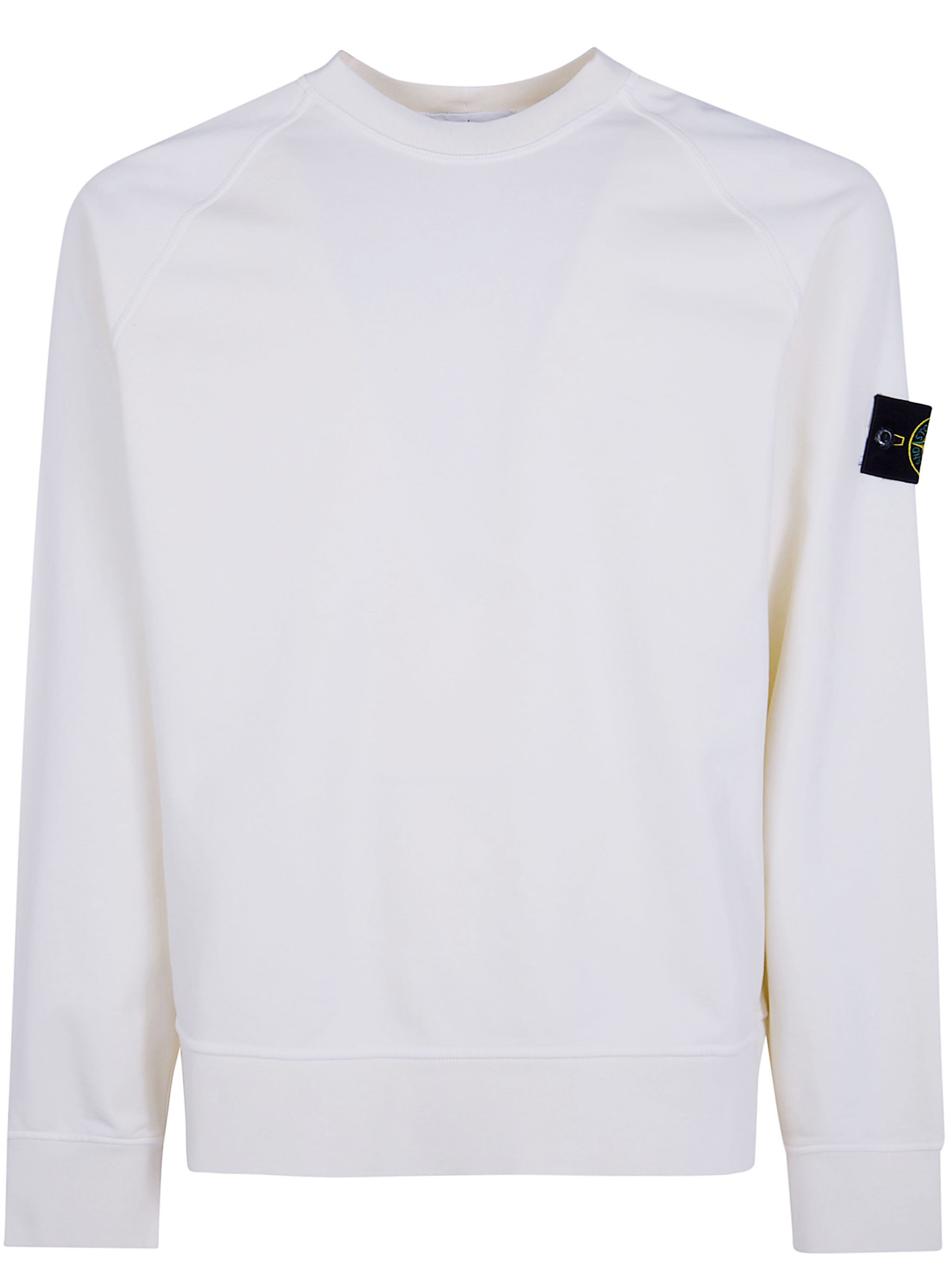 Compass Badge Cotton Crew Neck Sweatshirt