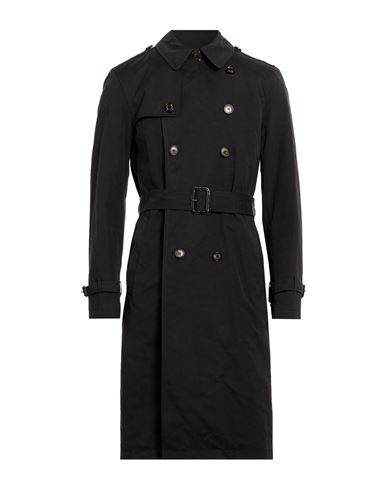 Man Overcoat & Trench Coat Charcoal Size 42 Cotton, Polyester, Polyamide