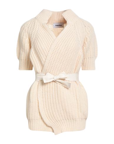Woman Cardigan Ivory Size 4 Wool, Cashmere