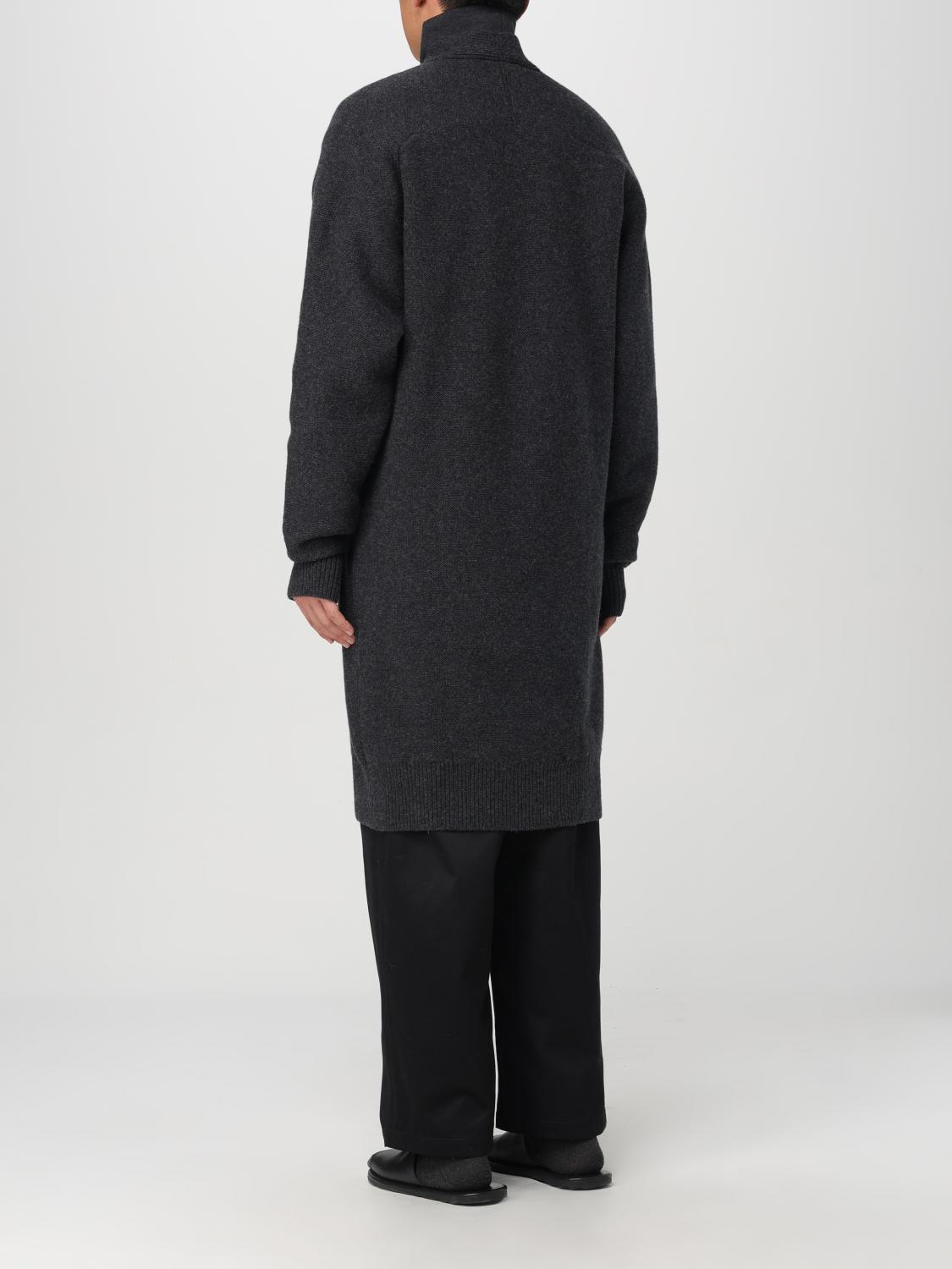 V-neck long cardigan - Grey