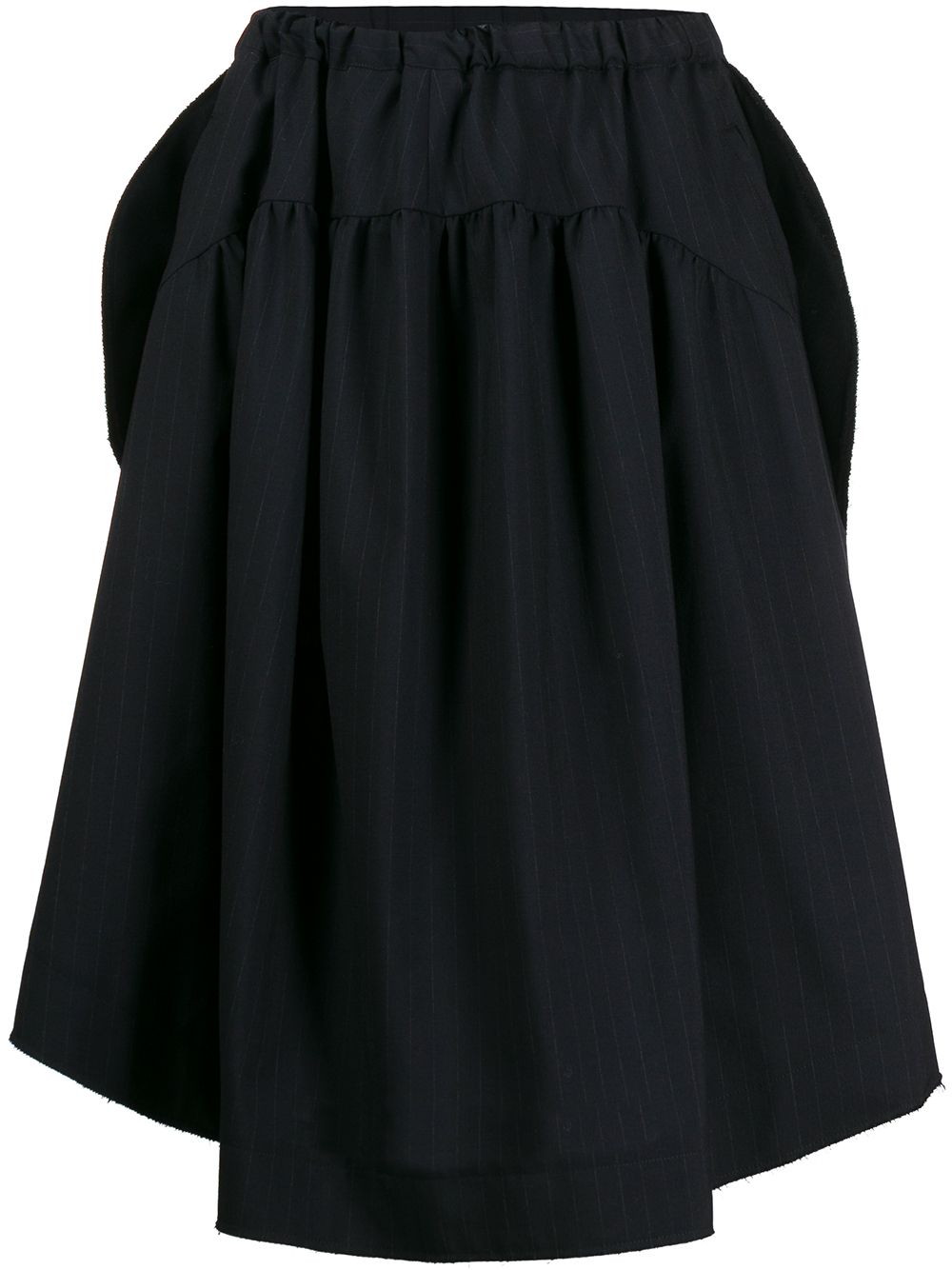 2000s pinstripe skirt - Blue