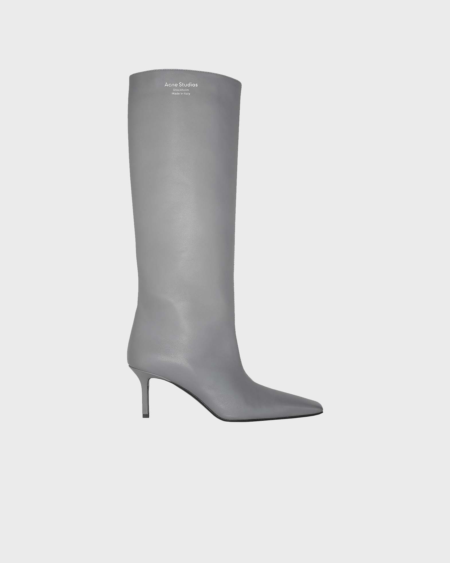 Acne Studios Heel Boots Leather Dark grey EUR