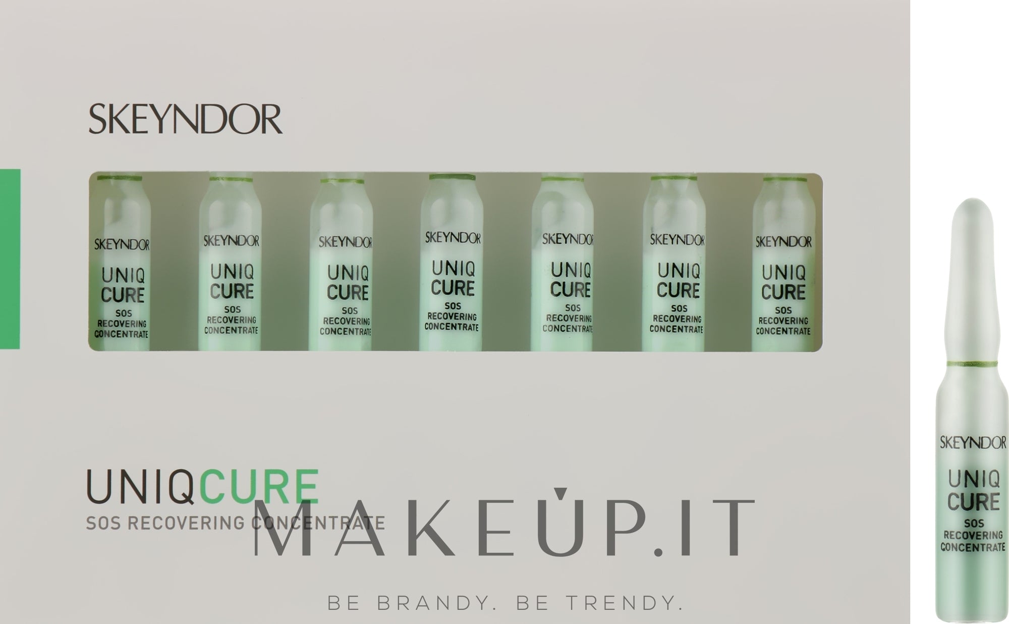 Concentrato lenitivo SOS Active per irritazioni e arrossamenti n. 7 Skeyndor Uniqcure Sos Recovering Concentrate 7 x