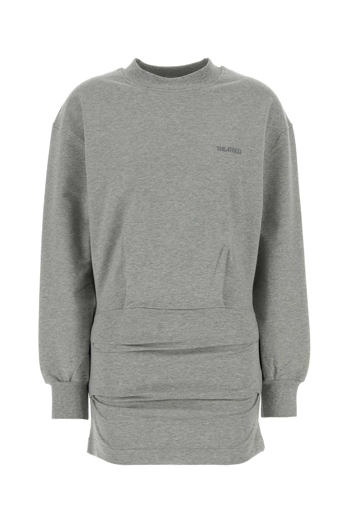 Dress Sweatshirt Dress — Gray