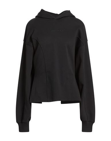 Woman Sweatshirt Black Size S Cotton