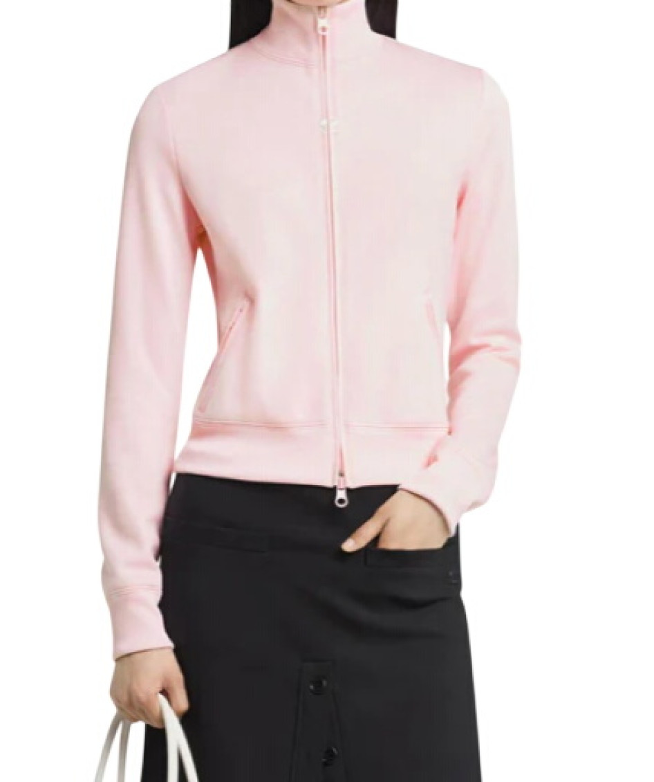 Courrèges - signature tracksuit jacket high collar