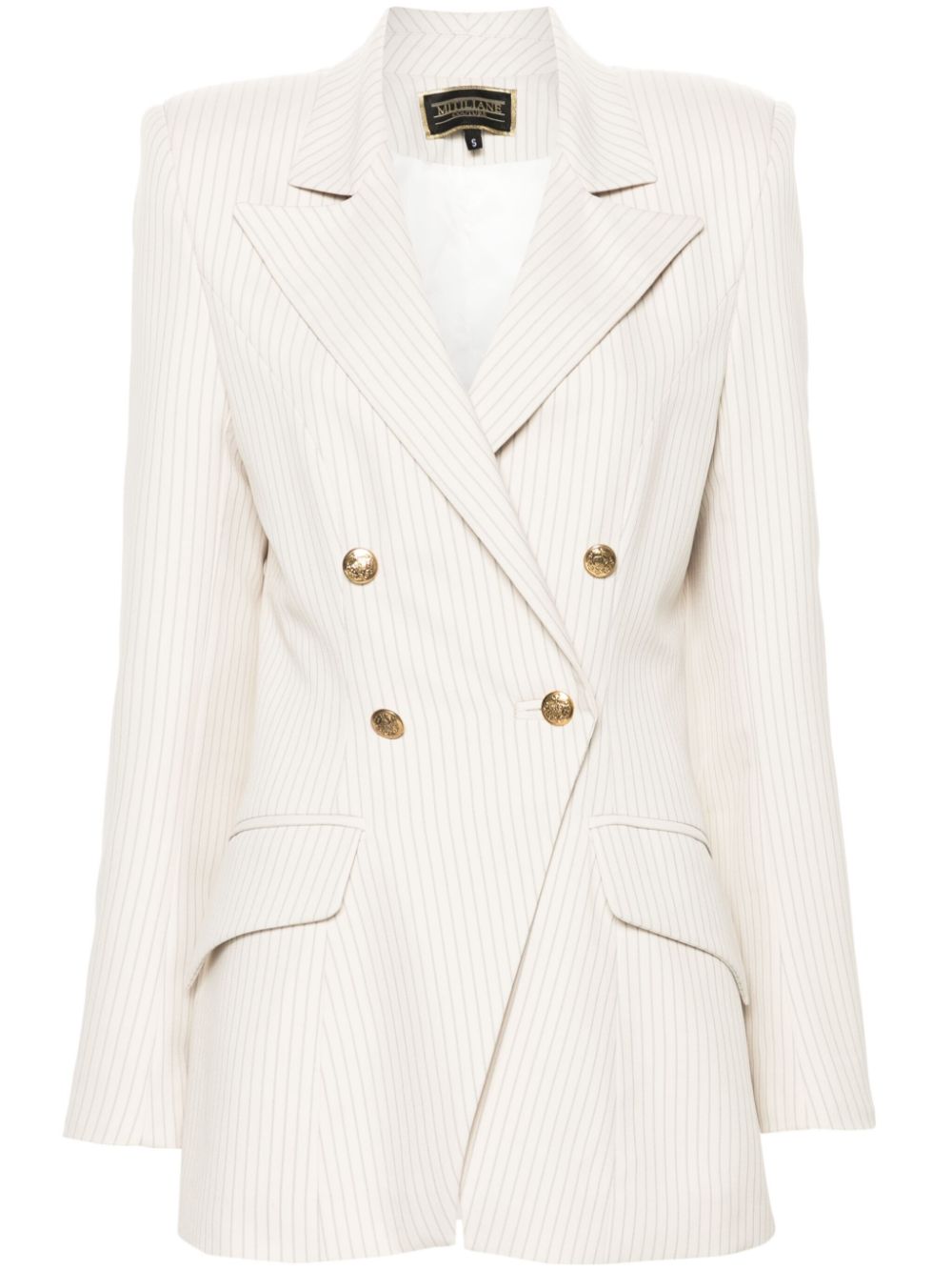 Striped blazer - Neutrals