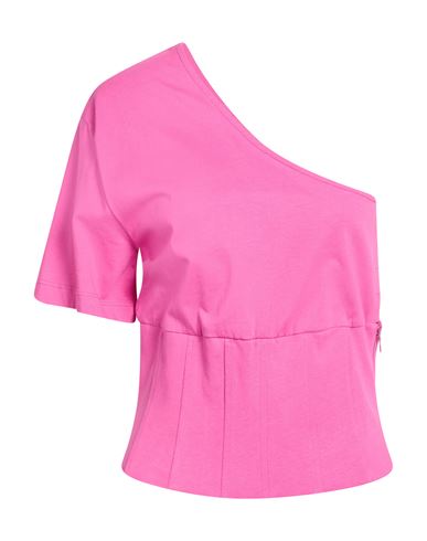 Woman Top Fuchsia Size 6 Cotton