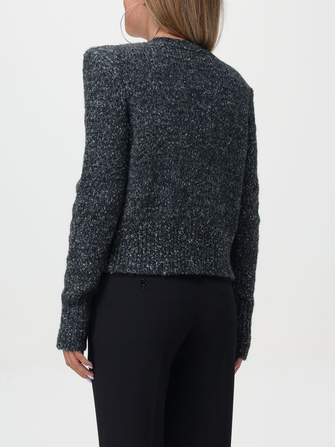 Kathlen cropped cardigan - Grey