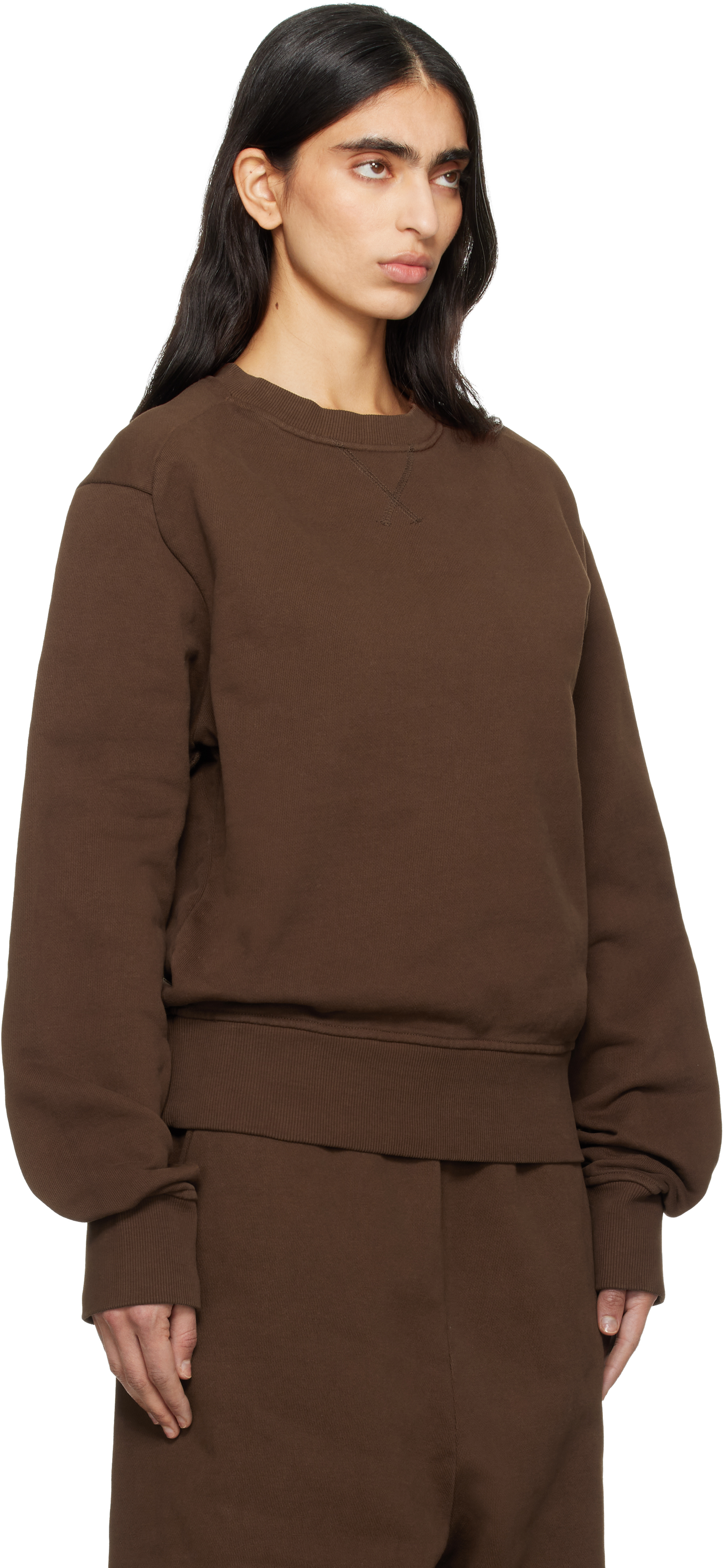 Brown Pod Crew Sweatshirt
