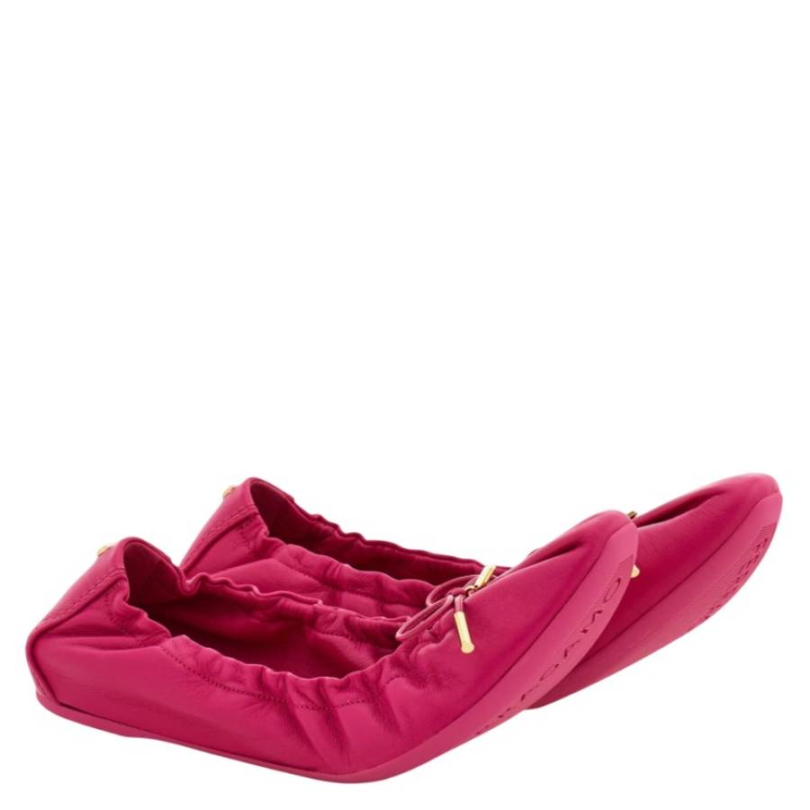 Bow Detail Elasticated Ballet Flats