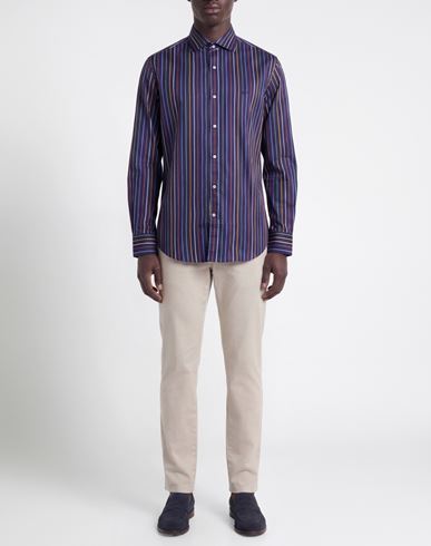 Man Shirt Blue Size 16 Cotton