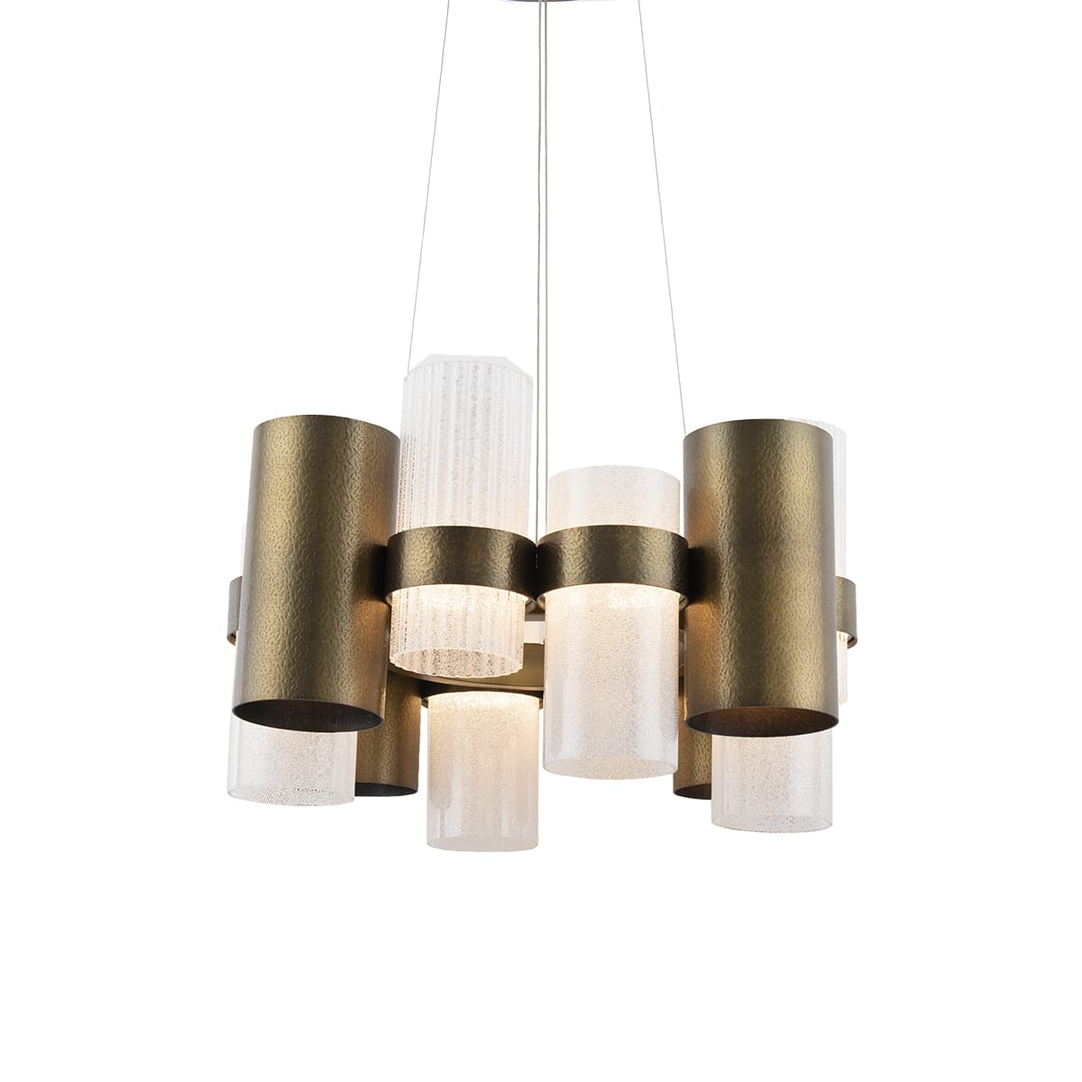 Modern Forms Harmony Transitional Chandelier in Aged Bra