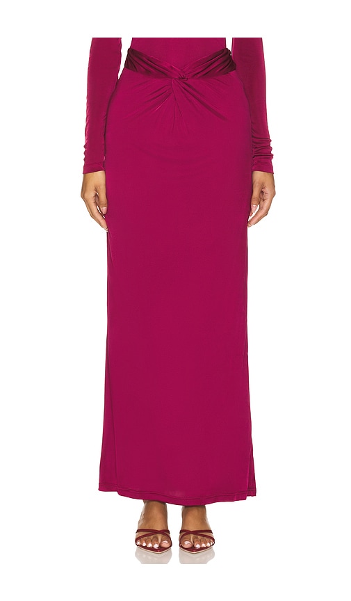Auteur Studio Melanie Skirt in Burgundy.  S. Also in