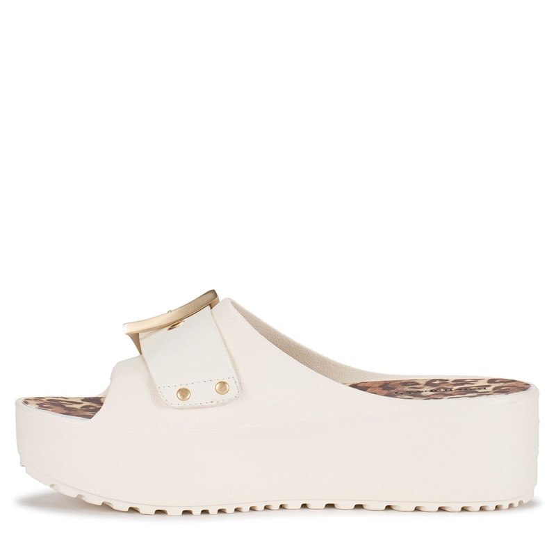 Women's Pacey Platform Slide Sandals (Cream/Pink)