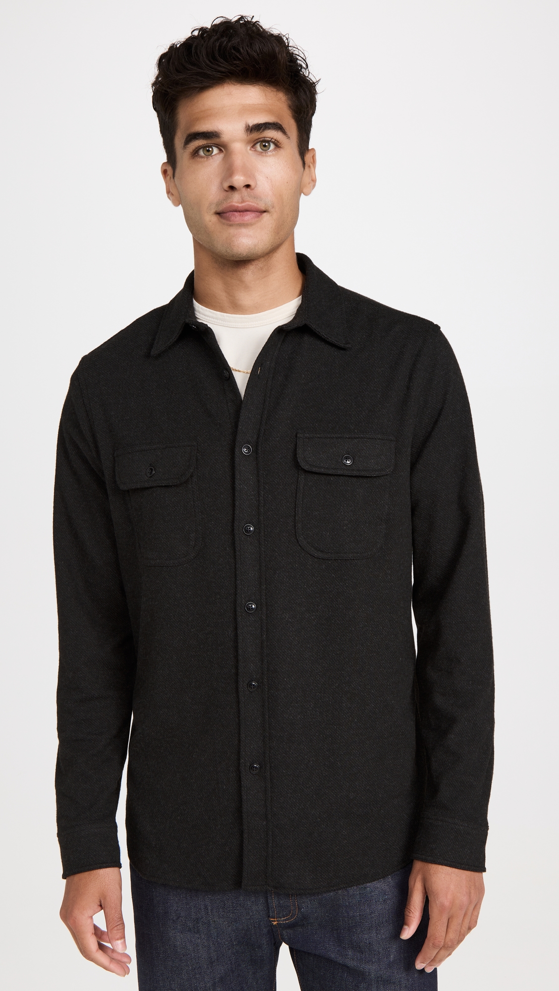 Legend Sweater Shirt Heathered Black Twill