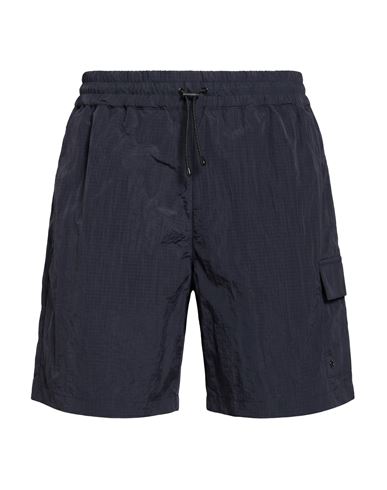 Man Shorts & Bermuda Shorts Navy Size L Nylon